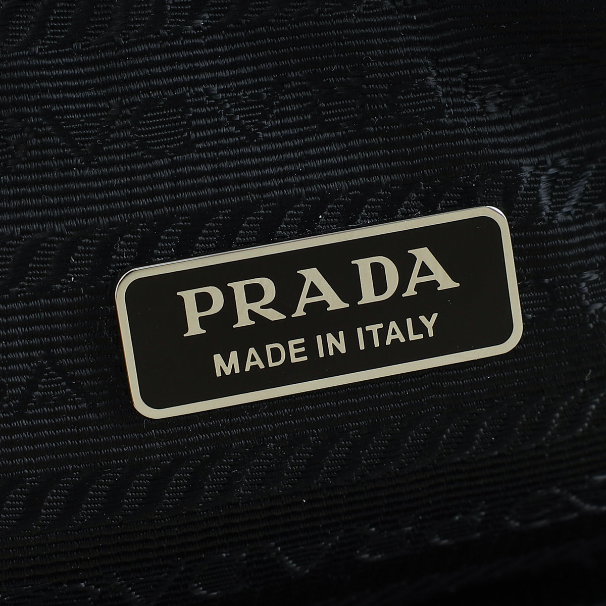 Prada Bicolor Satin Crystal Zip Phone Case Crossbody Bag