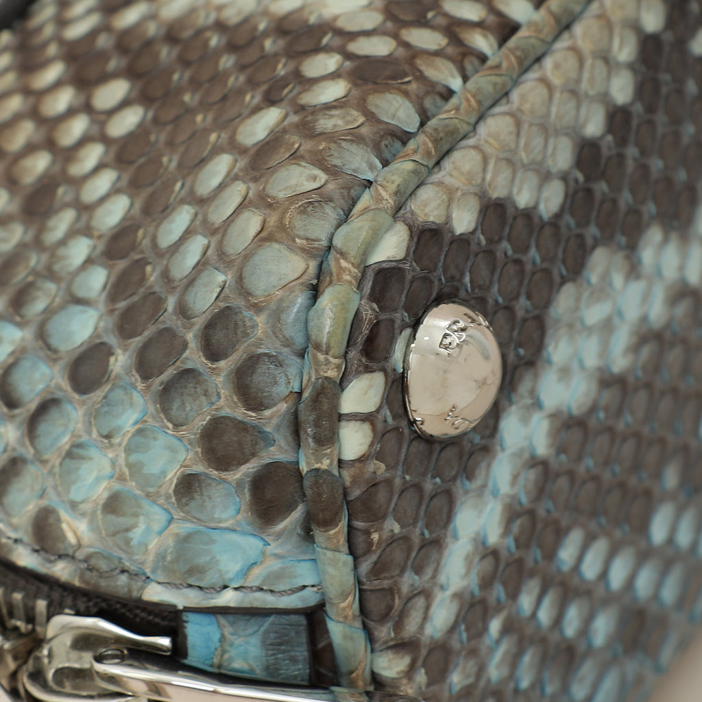 Prada Bicolor Python Promenade Mini Bag