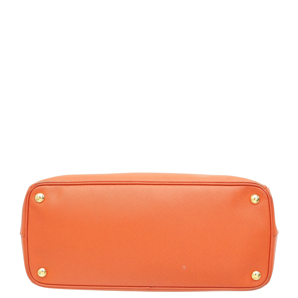Prada Orange Lux Galleria Large Bag