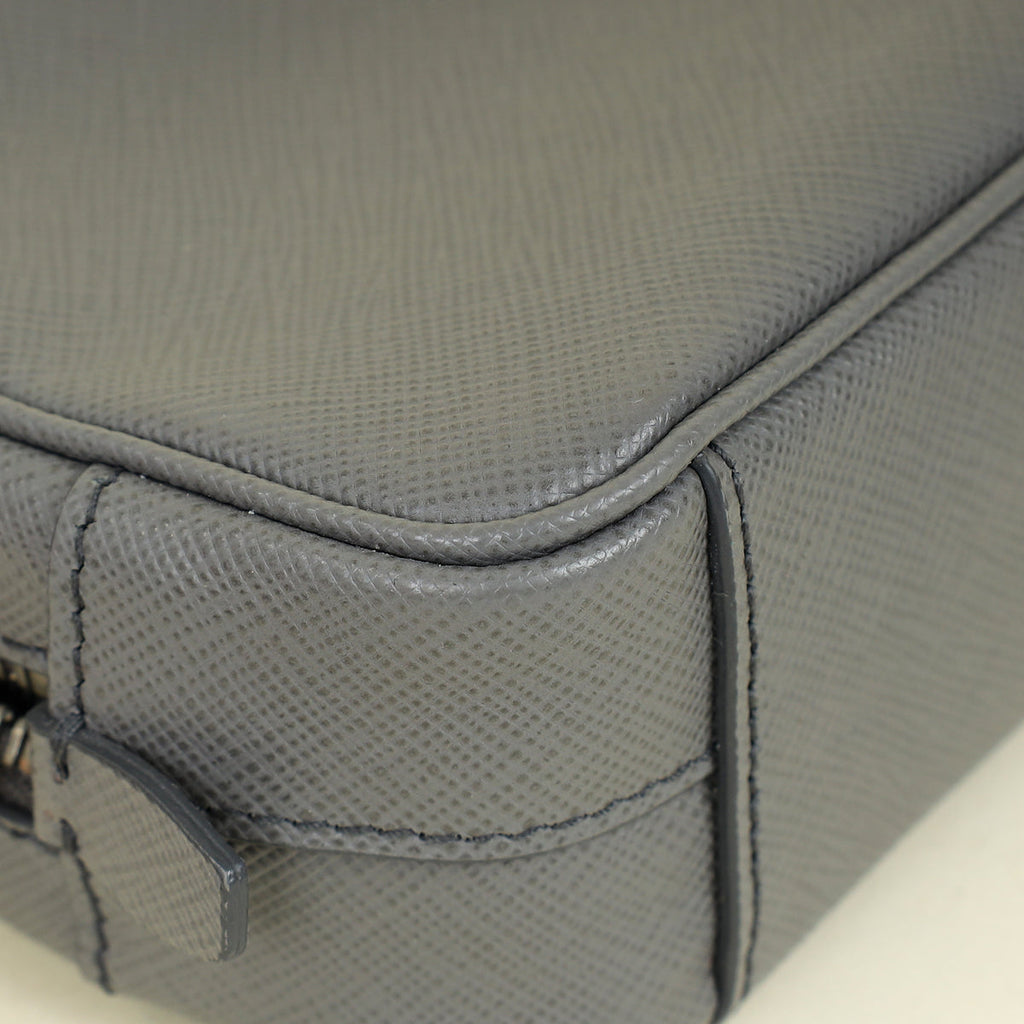 Prada Grey Mini Camera Crossbody Bag