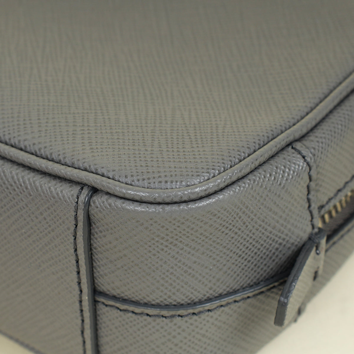 Prada Grey Mini Camera Crossbody Bag