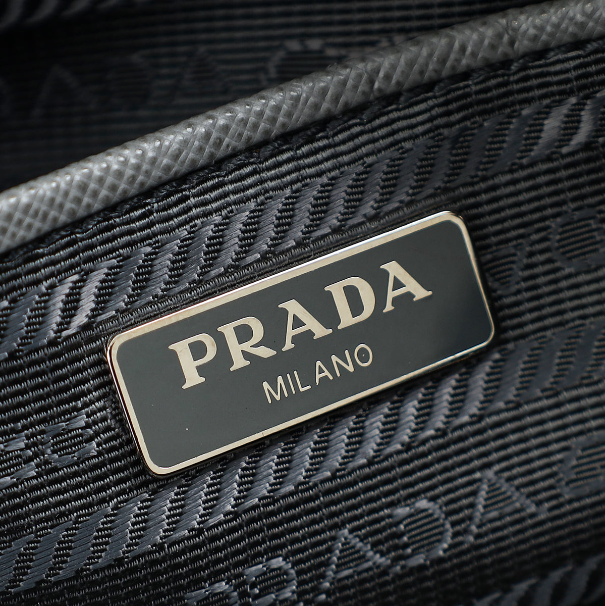 Prada Grey Mini Camera Crossbody Bag