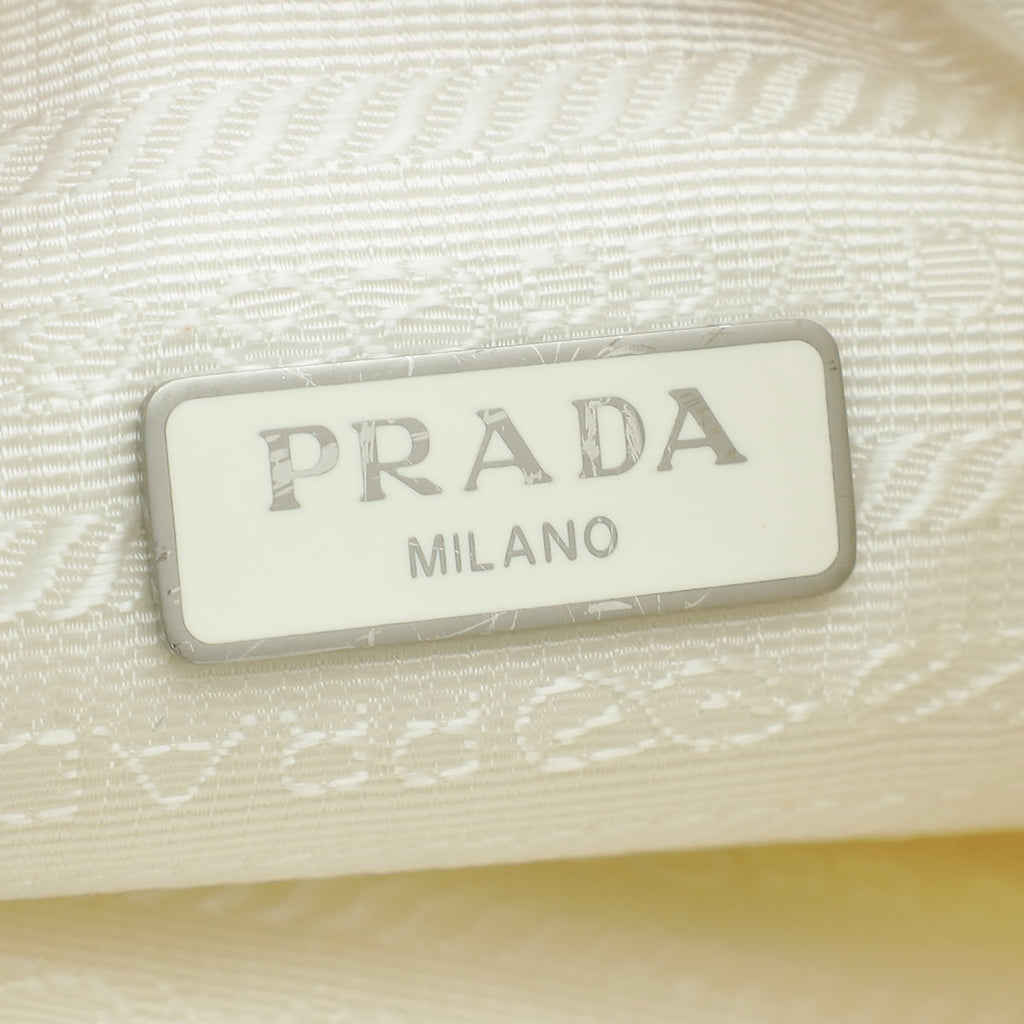 Prada White Re-Nylon Re-Edition 2000 Mini Bag