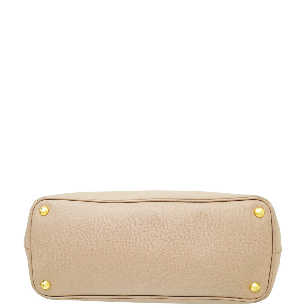 Prada Beige Lux Galleria Large Tote Bag