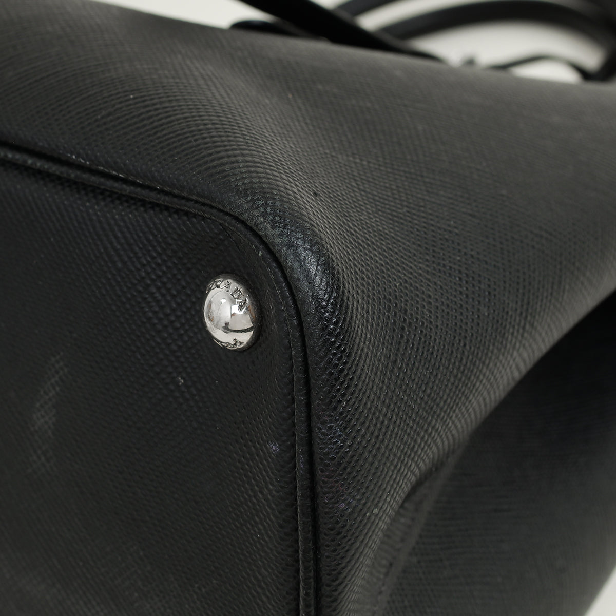 Prada Black Cuir Double Handle Bag