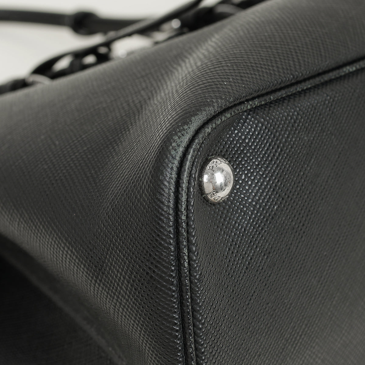 Prada Black Cuir Double Handle Bag