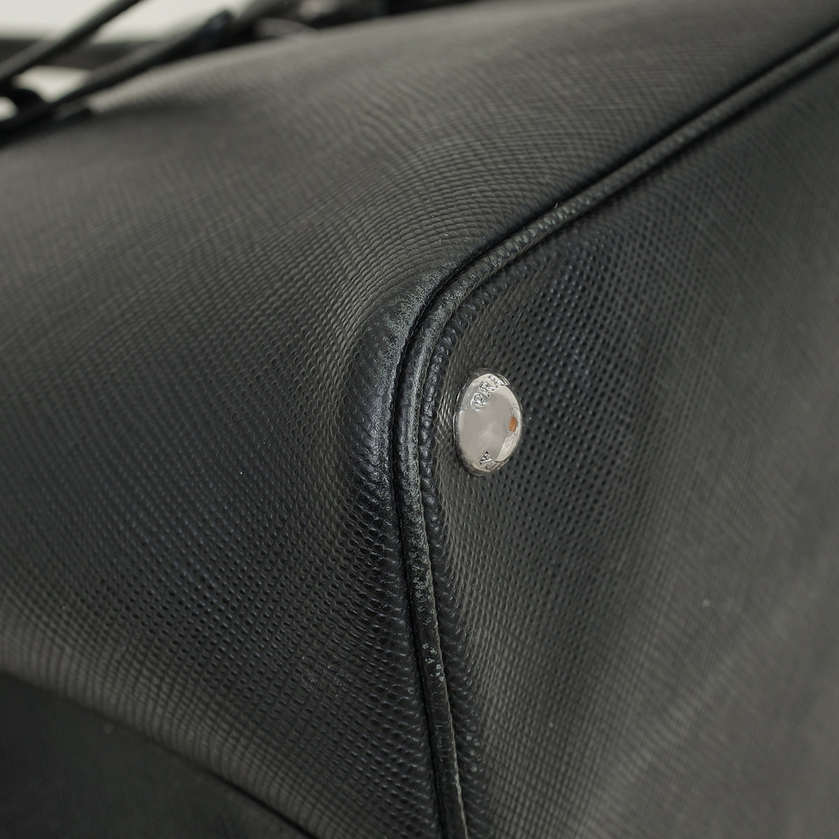 Prada Black Cuir Double Handle Bag