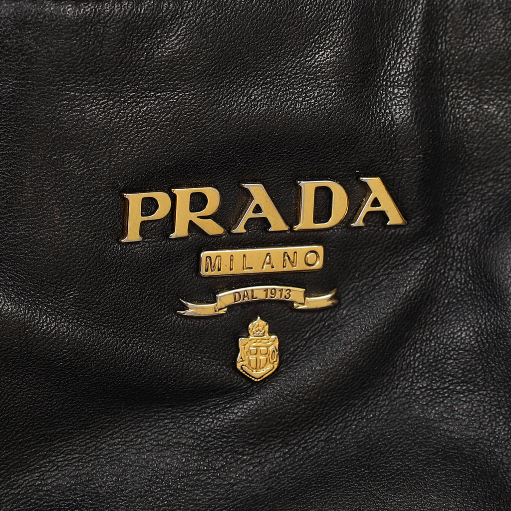 Prada Black Convertible Tote Bag