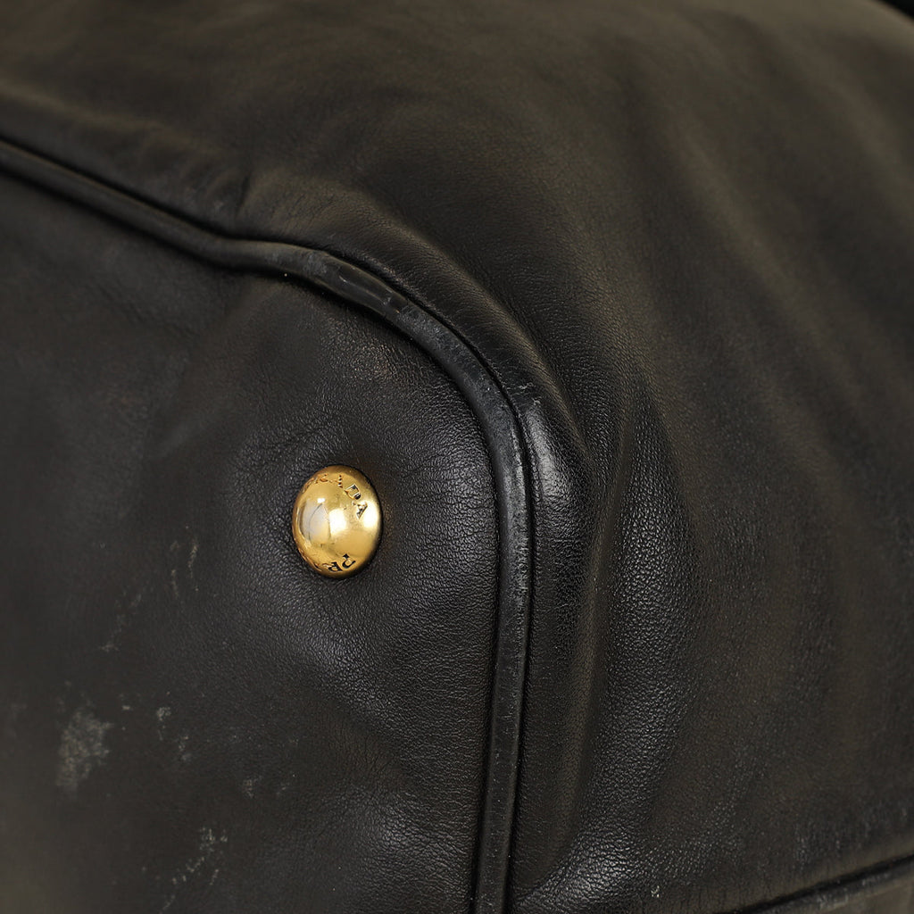 Prada Black Convertible Tote Bag