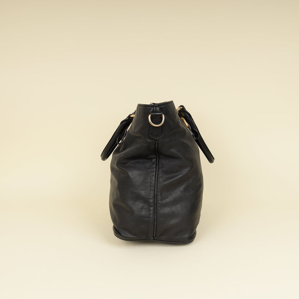 Prada Black Convertible Tote Bag