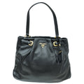Prada Black Soft Tote Bag