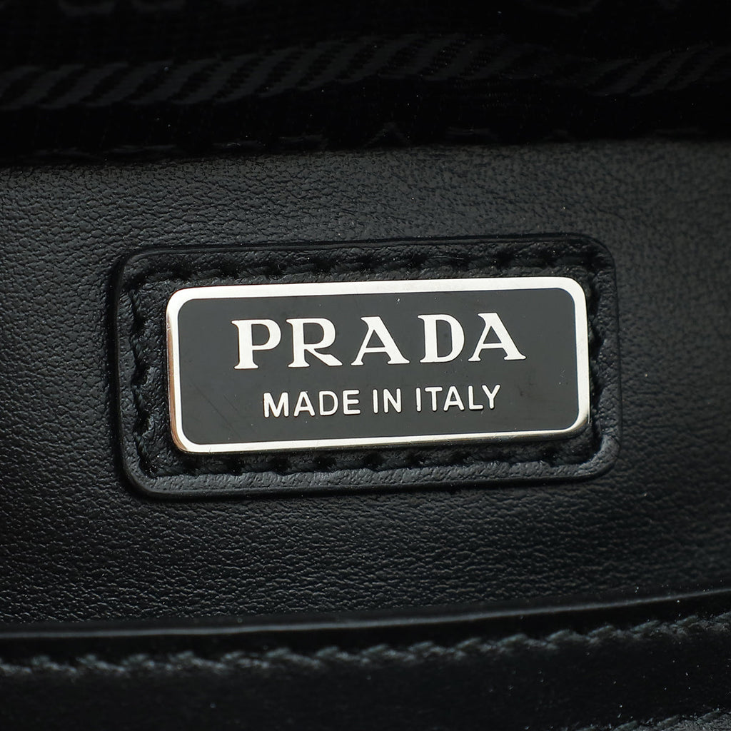 Prada White Brique Re-Nylon Men Bag