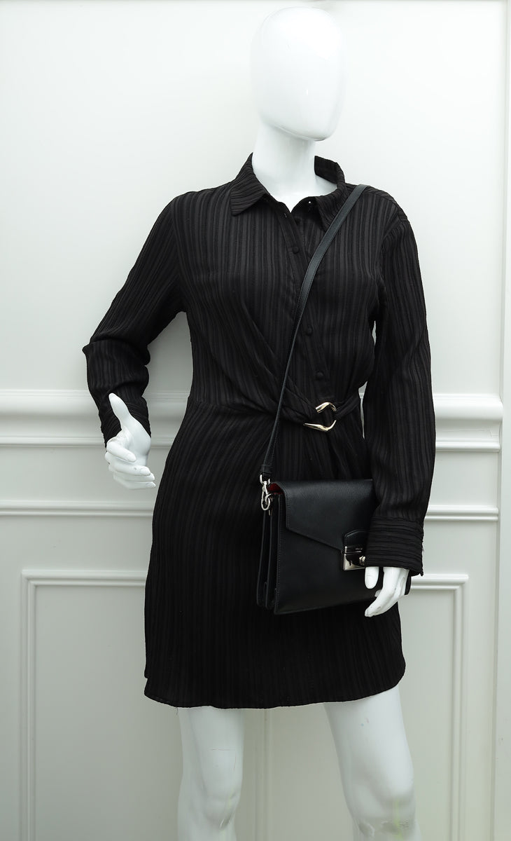 Prada Black Lux Sound Crossbody Bag