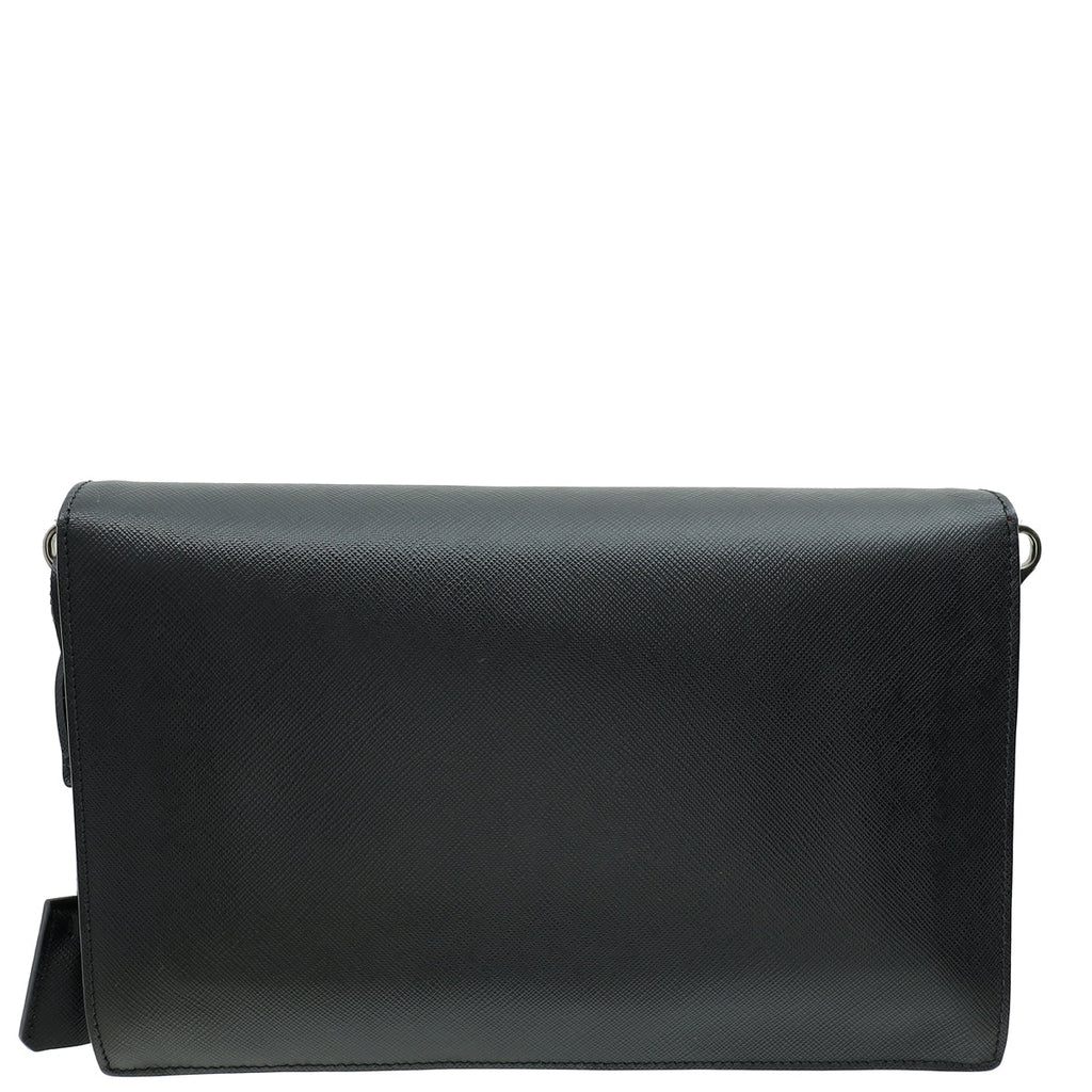 Prada Black Lux Sound Crossbody Bag