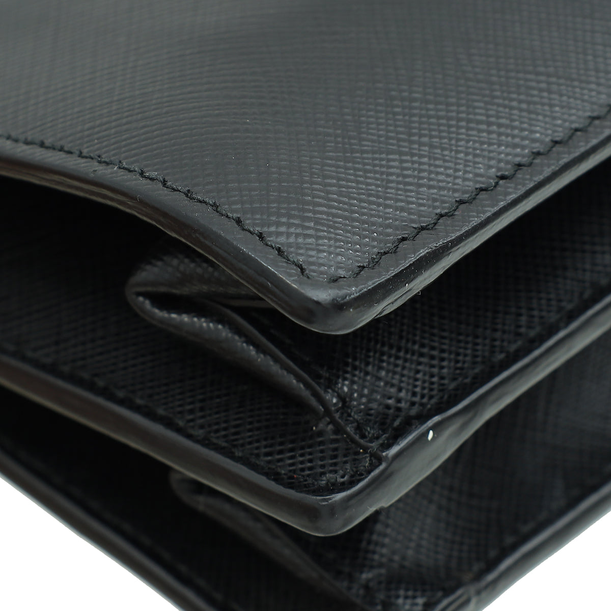 Prada Black Lux Sound Crossbody Bag