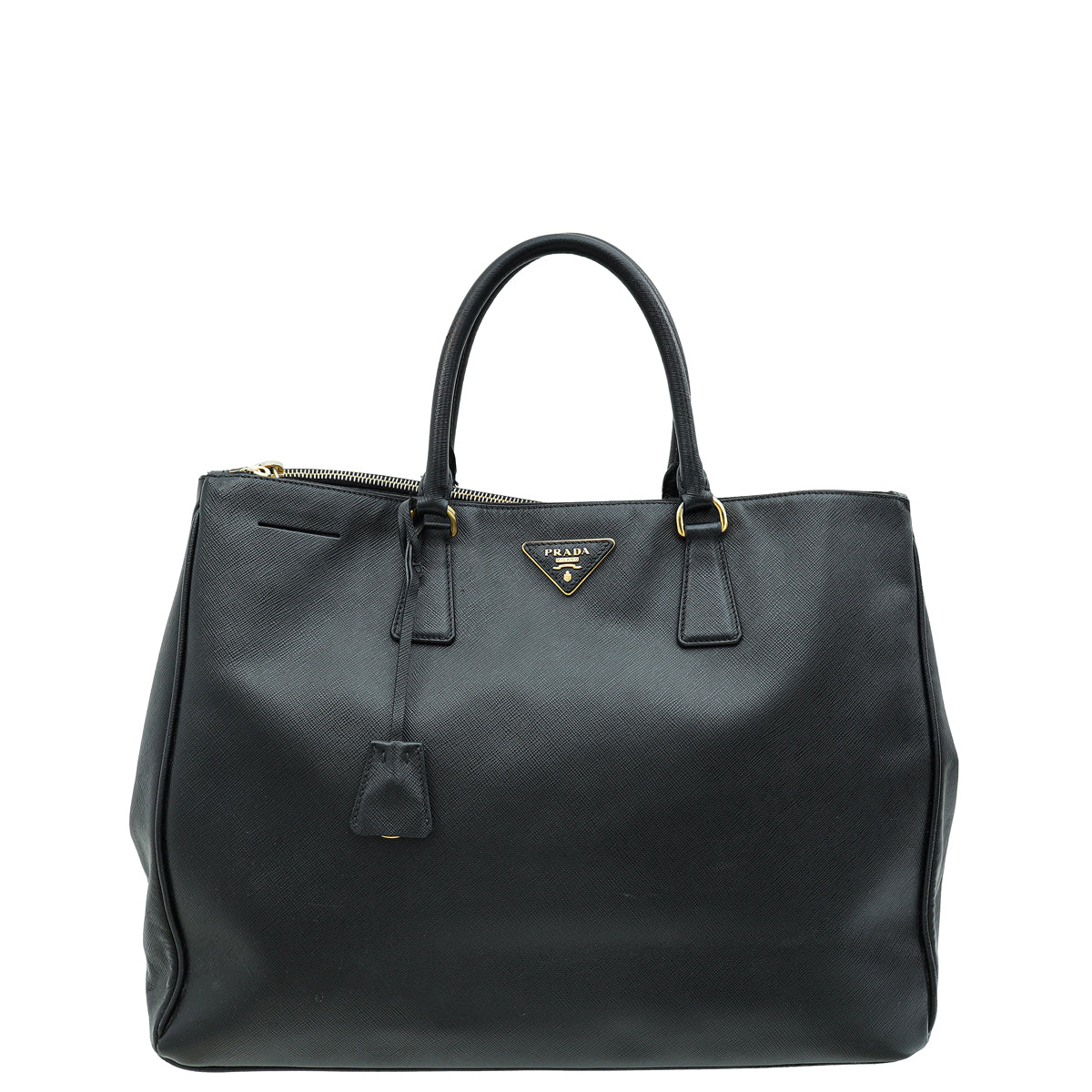Prada Black Lux Galleria XL Tote Bag