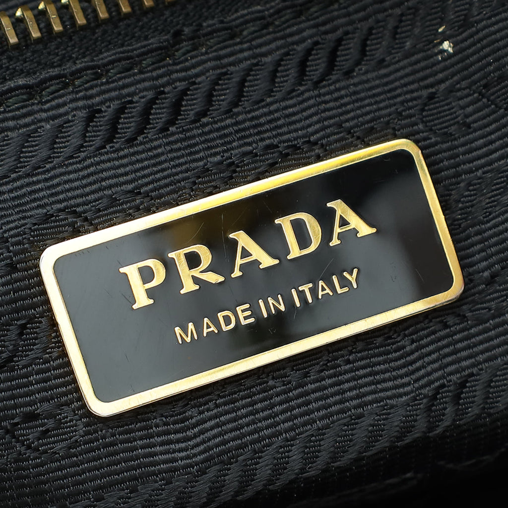 Prada Black Lux Galleria XL Tote Bag