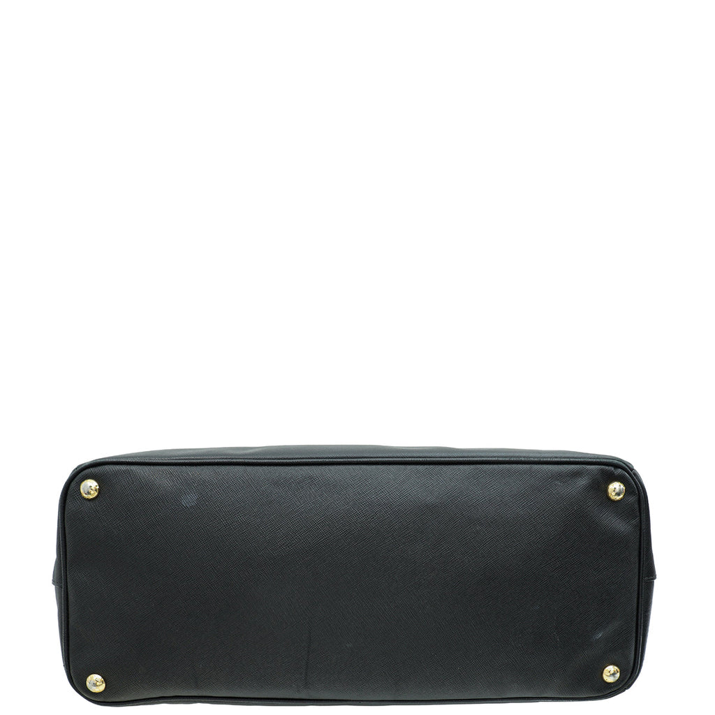 Prada Black Lux Galleria XL Tote Bag