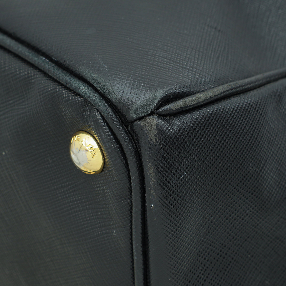 Prada Black Lux Galleria XL Tote Bag