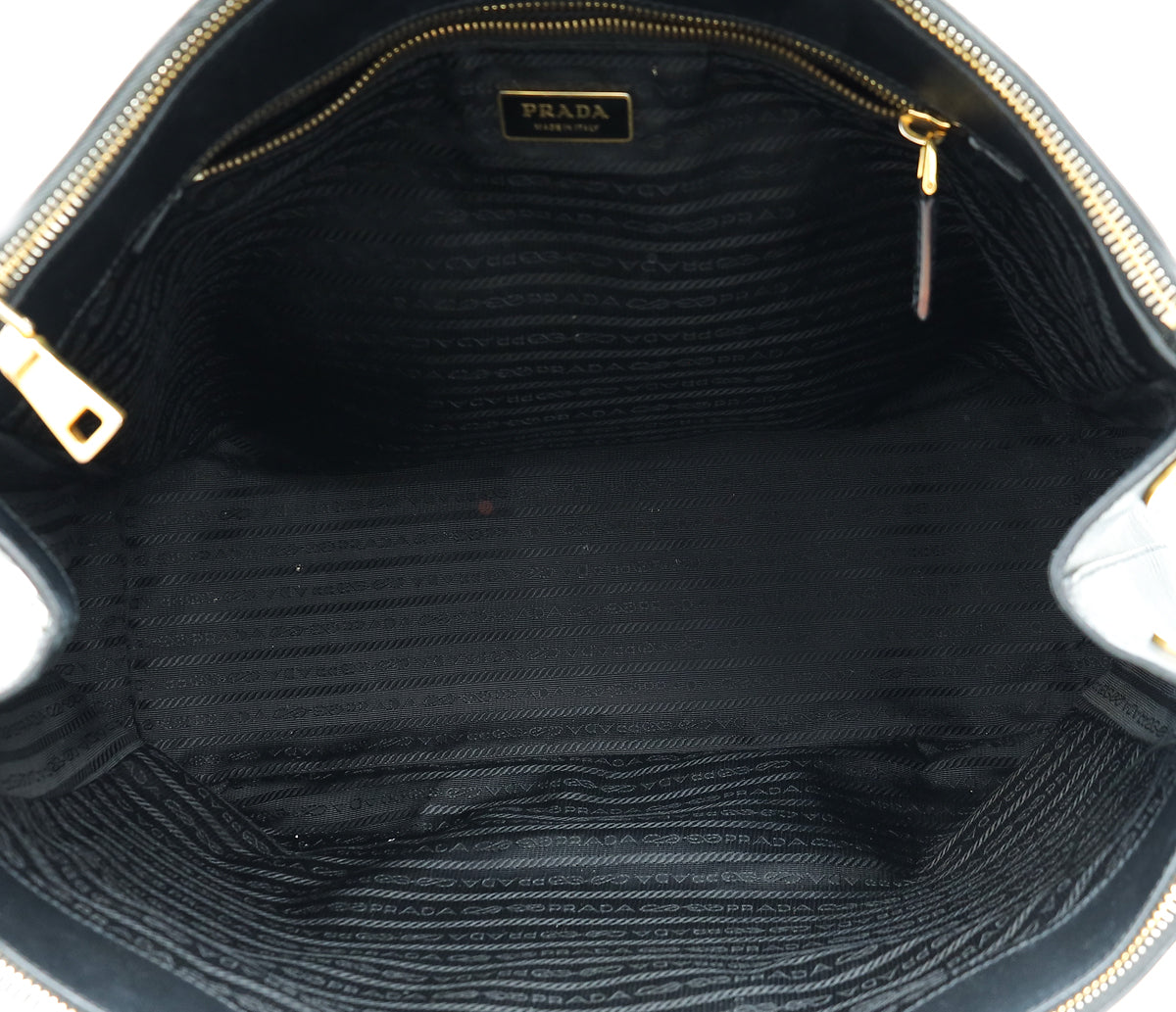 Prada Black Lux Galleria XL Tote Bag