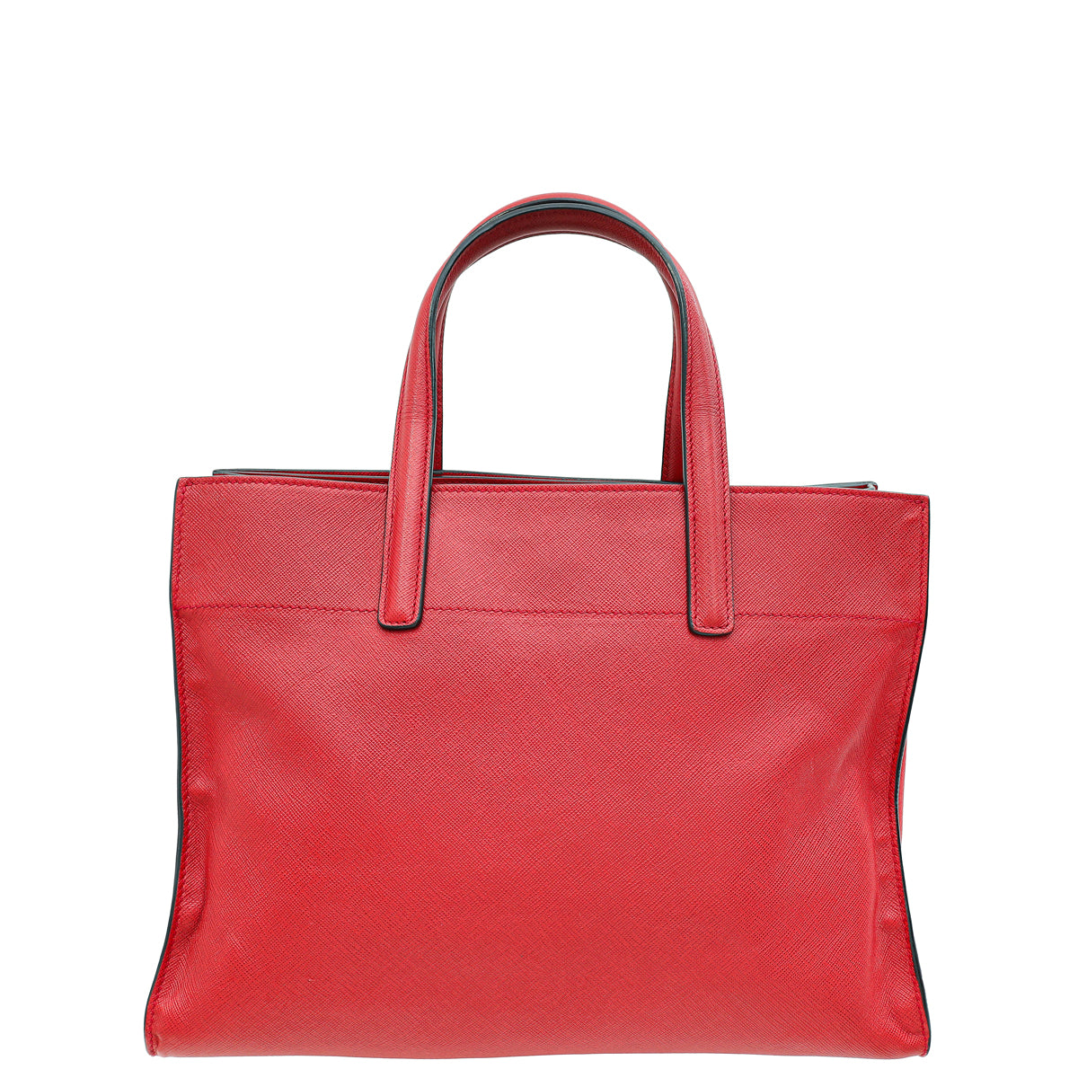 Prada Red Soft Convertible Tote Bag