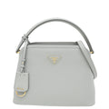 Prada Gray Cuir Matinée Bag