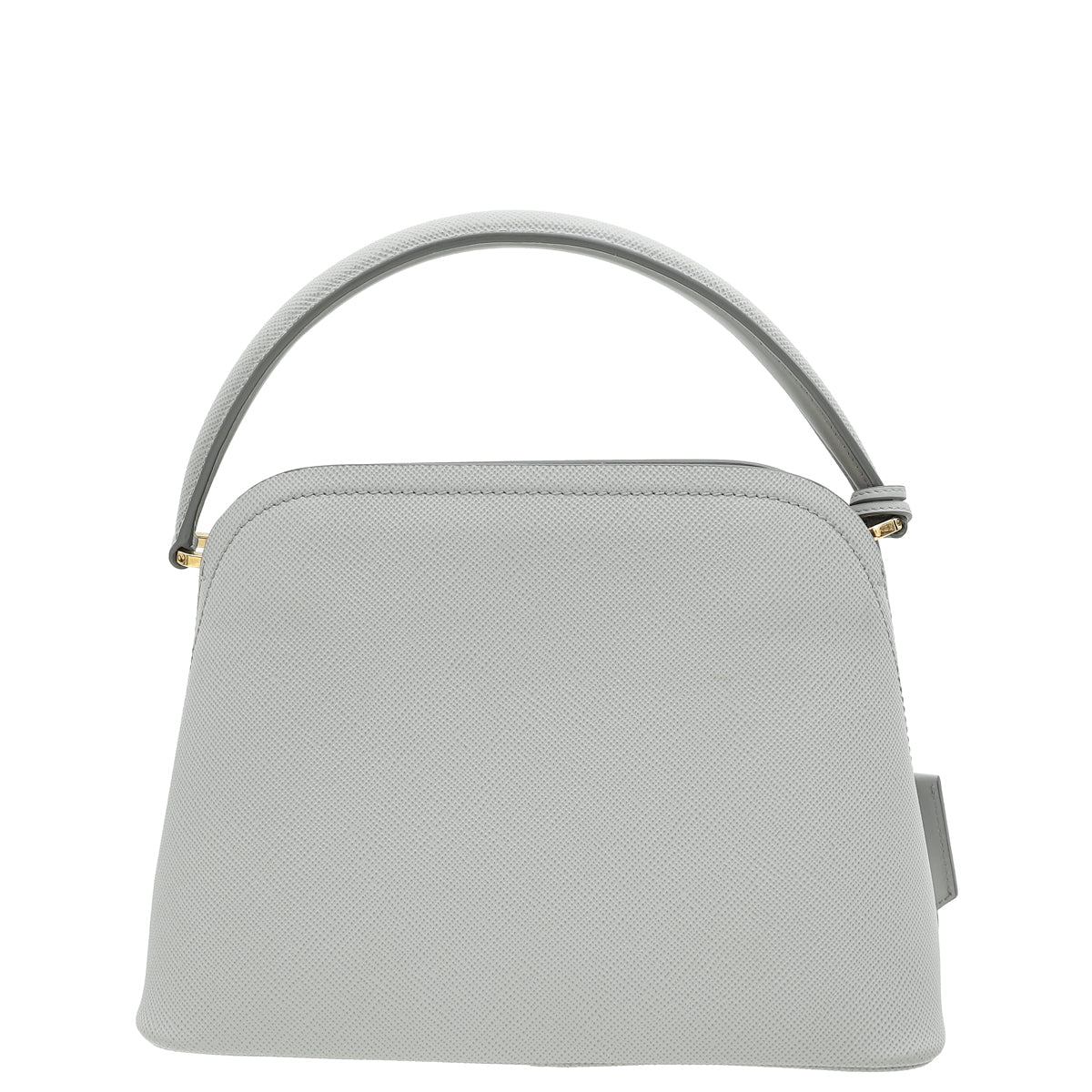 Prada Gray Cuir Matinée Bag