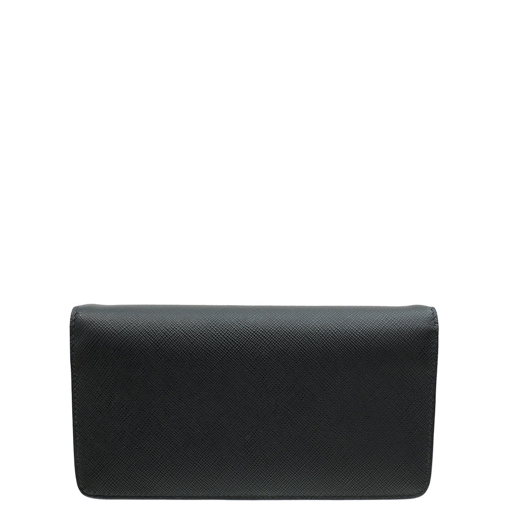 Prada Black Wristlet Wallet on Chain
