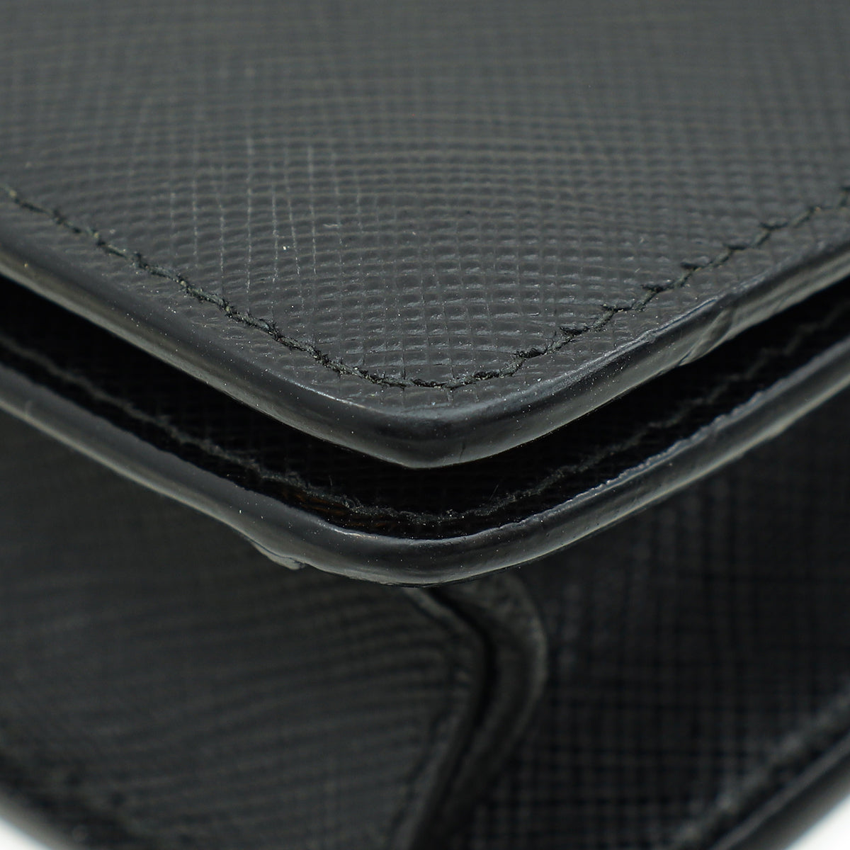 Prada Black Wristlet Wallet on Chain