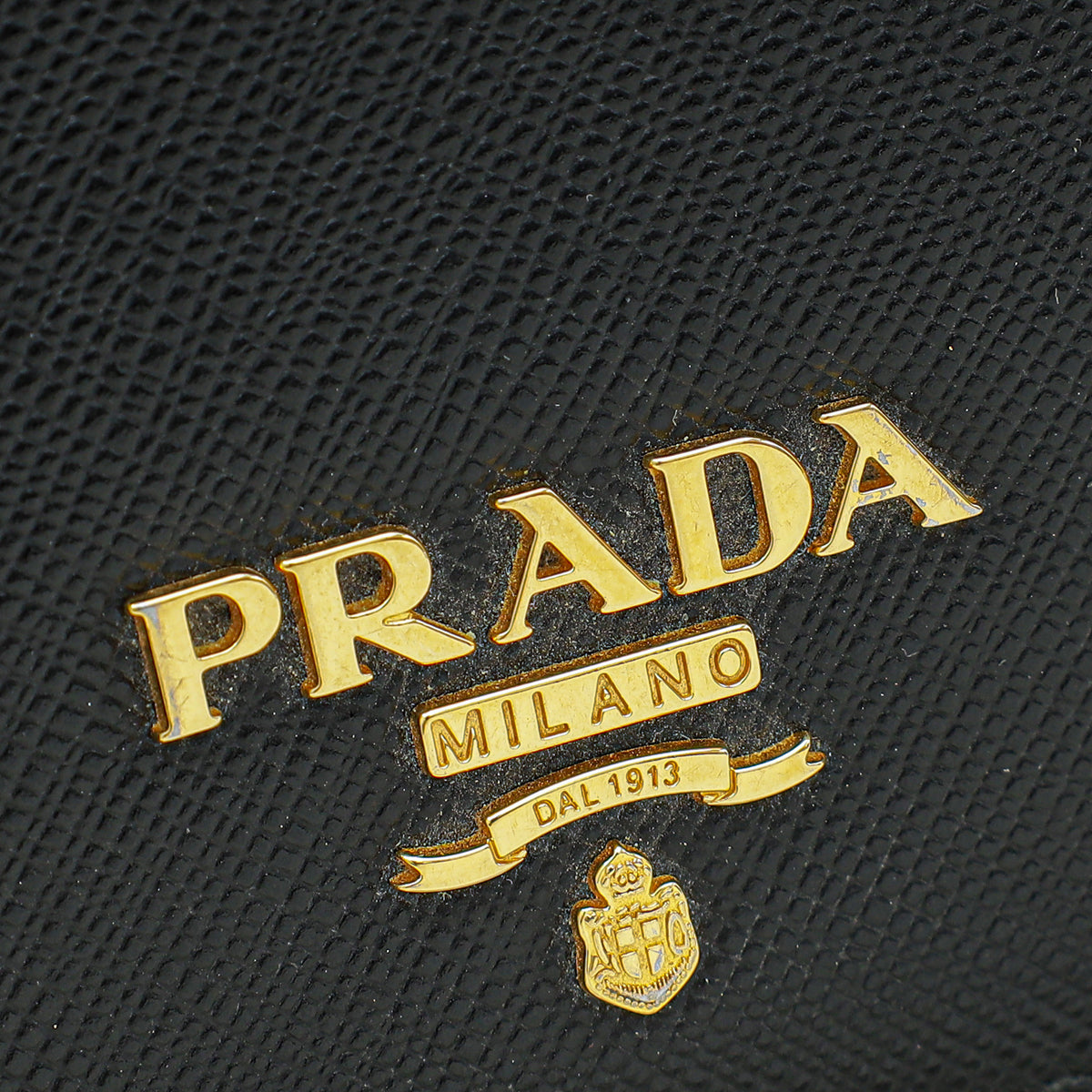 Prada Black Wristlet Wallet on Chain