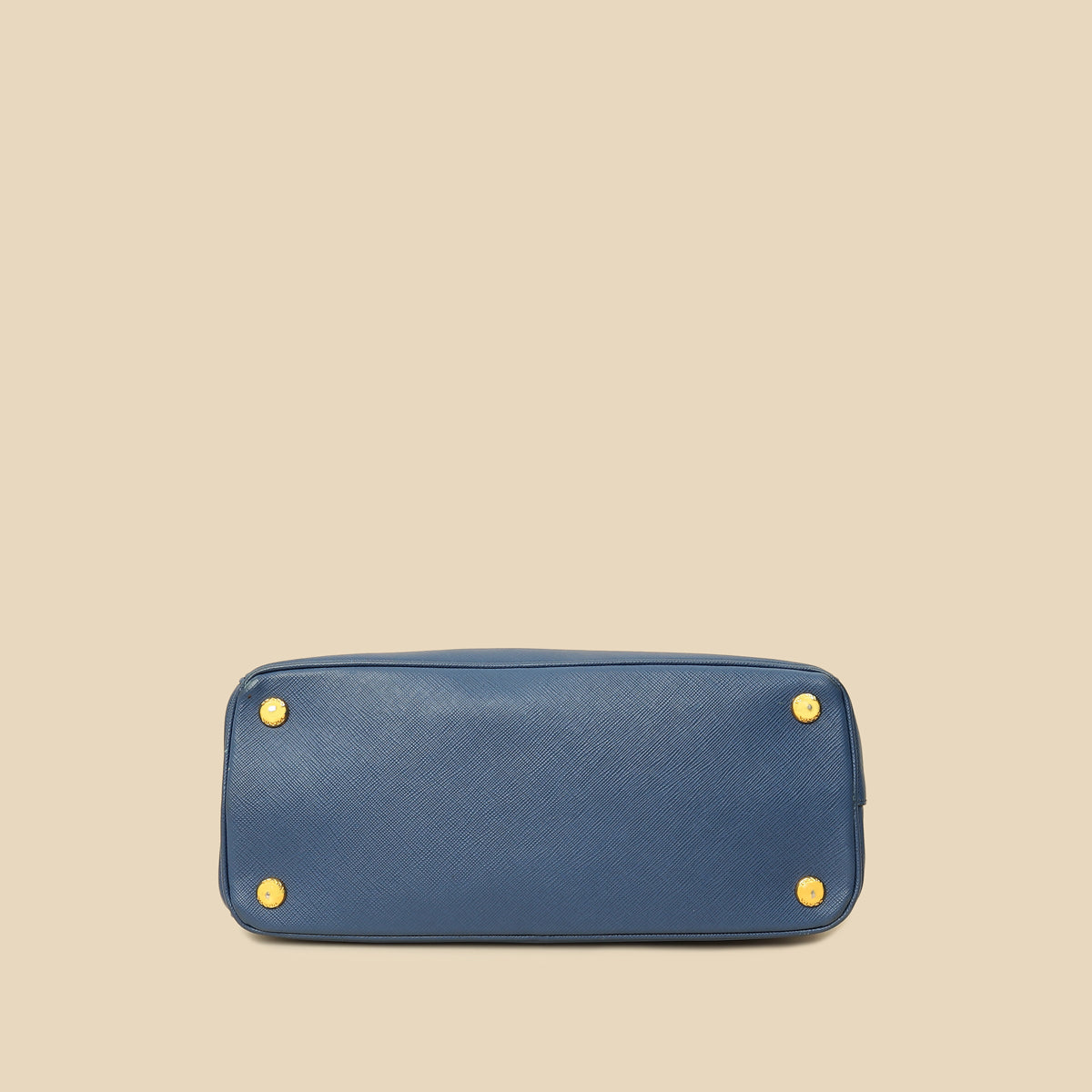 Prada Navy Blue Lux Galleria Medium Tote Bag