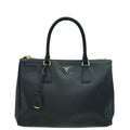 Prada Black Lux Galleria Large Tote Bag