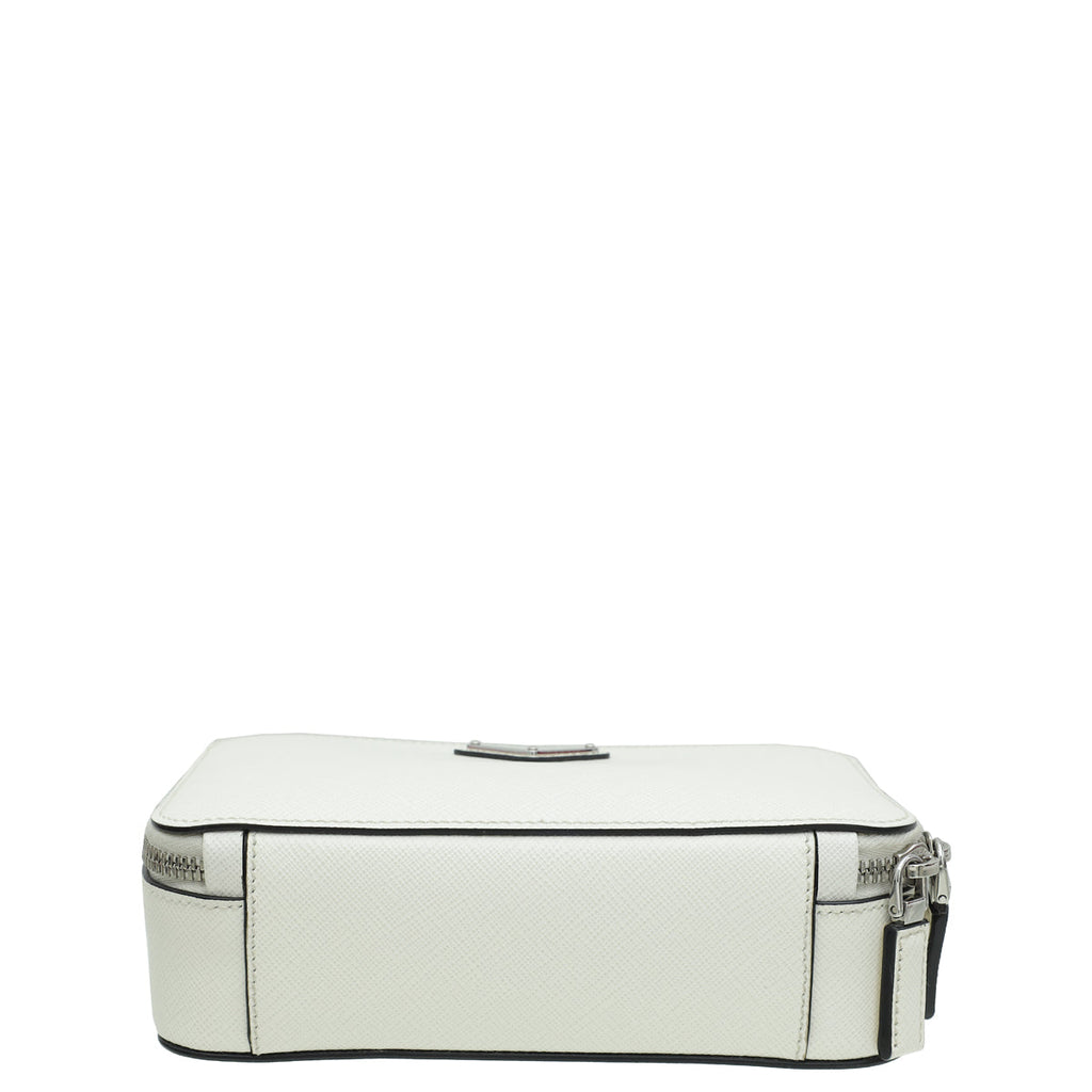 Prada White Brique Re-Nylon Men Bag
