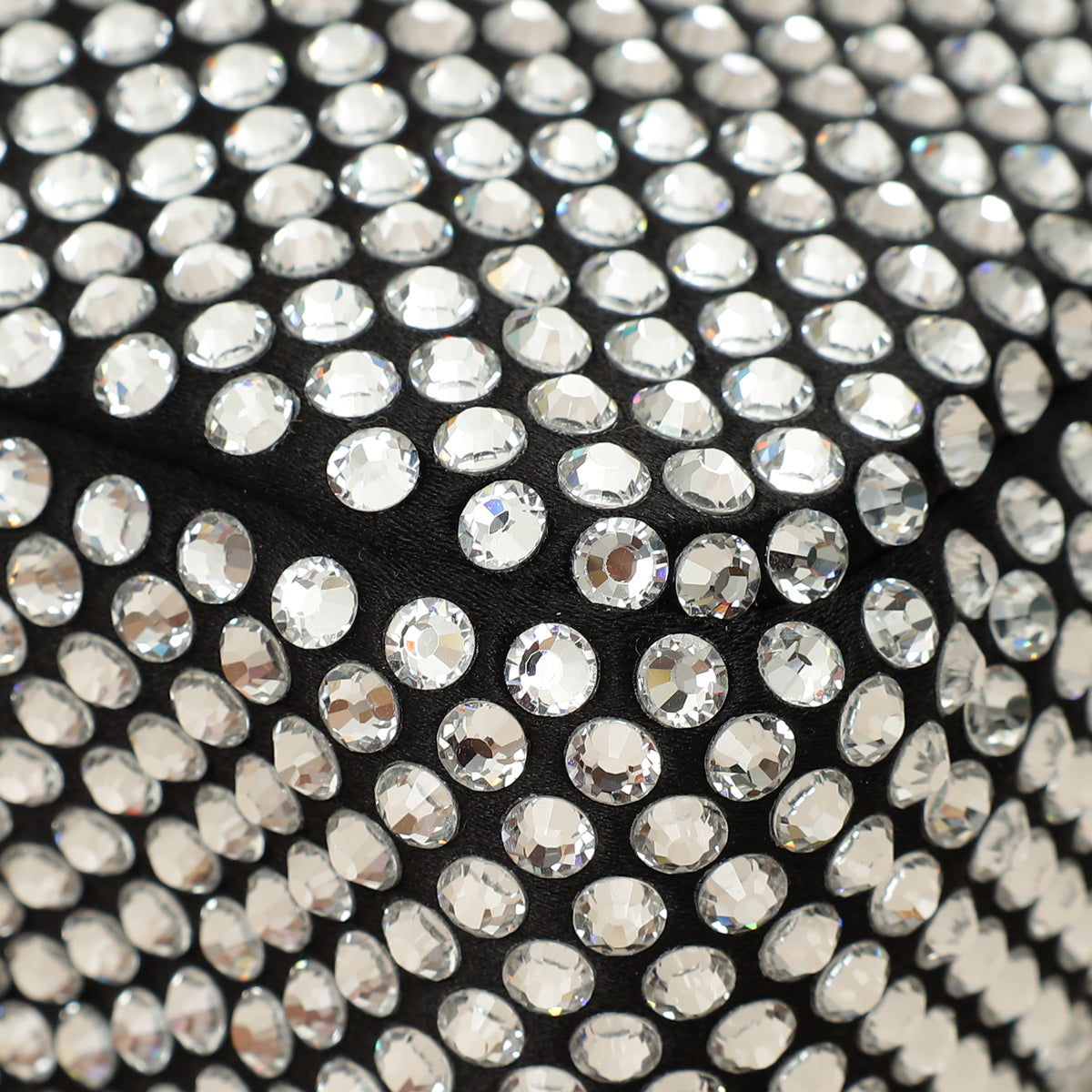 Prada Black Crystal-Embellished Satin Re-Edition 2000 Mini Bag