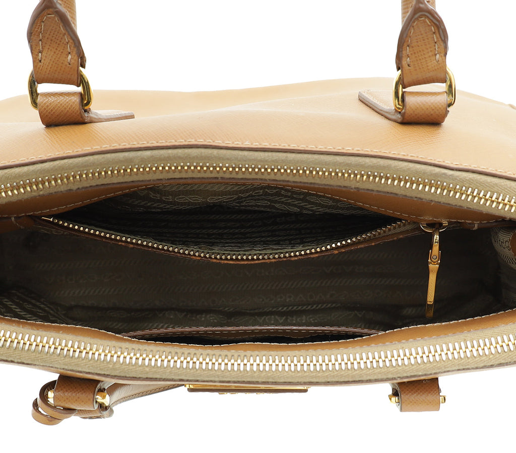 Prada Caramel Lux Galleria Medium Bag