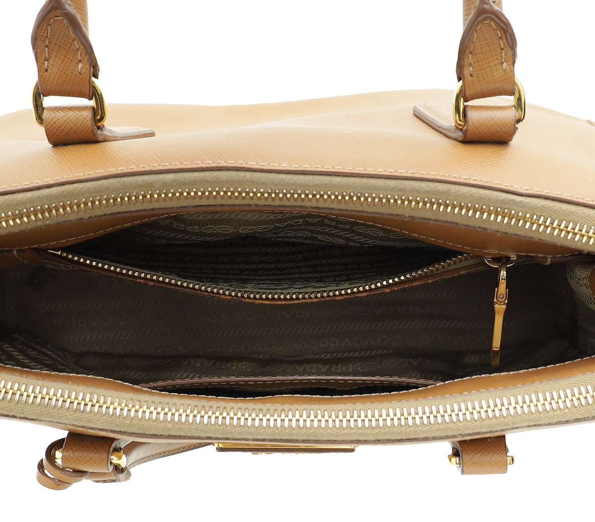 Prada Caramel Lux Galleria Medium Bag