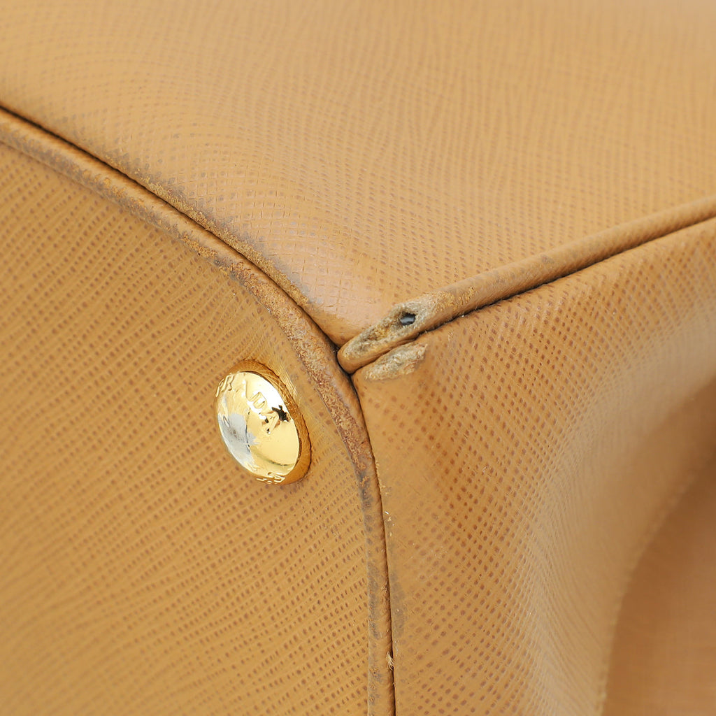 Prada Caramel Lux Galleria Medium Bag