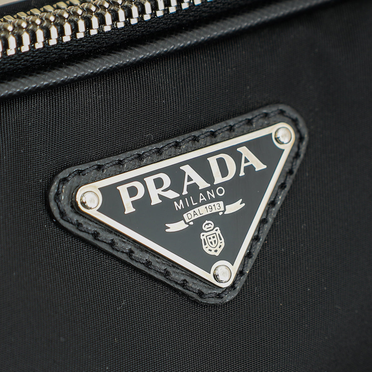 Prada Black Nylon Tessuto Trolley Luggage