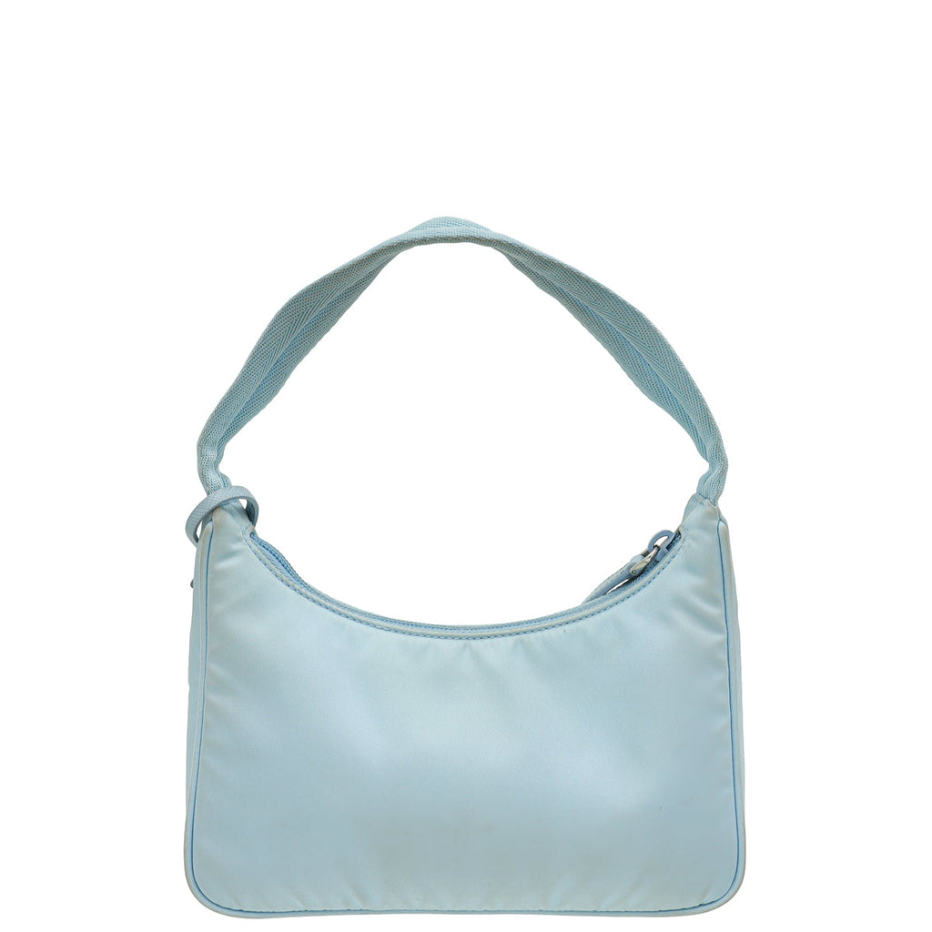 Prada Celeste Re-Edition 2000 Re-Nylon Mini Bag
