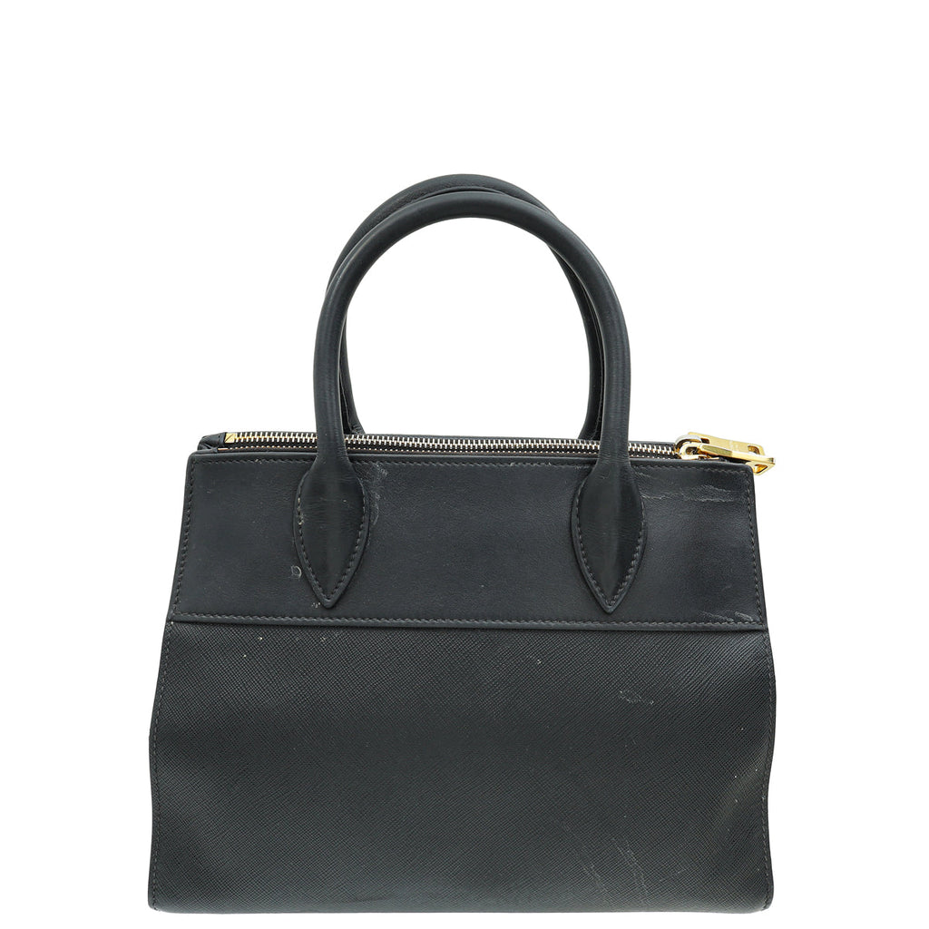 Prada Black Paradigme Tote Bag