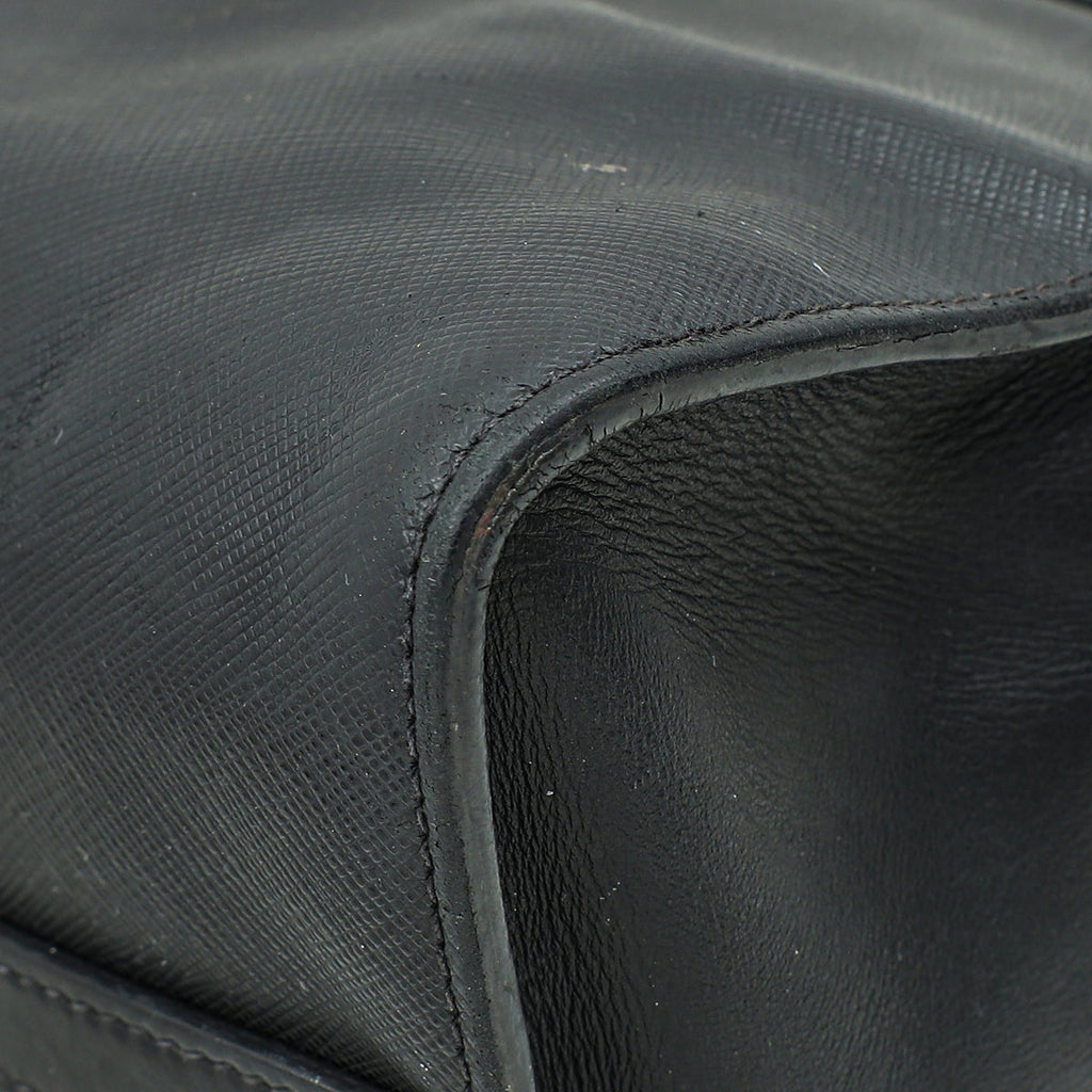 Prada Black Paradigme Tote Bag