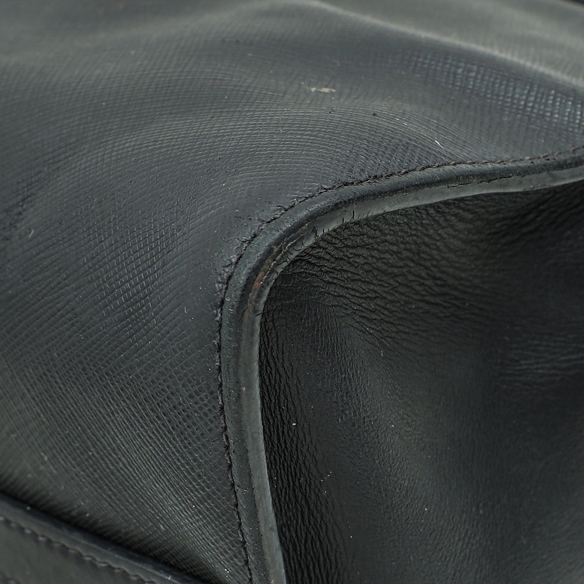 Prada Black Paradigme Tote Bag