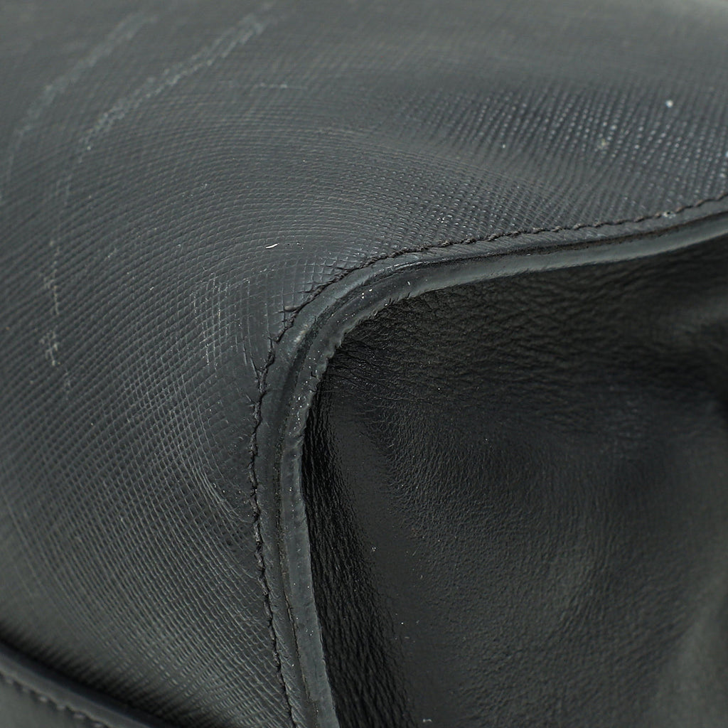 Prada Black Paradigme Tote Bag