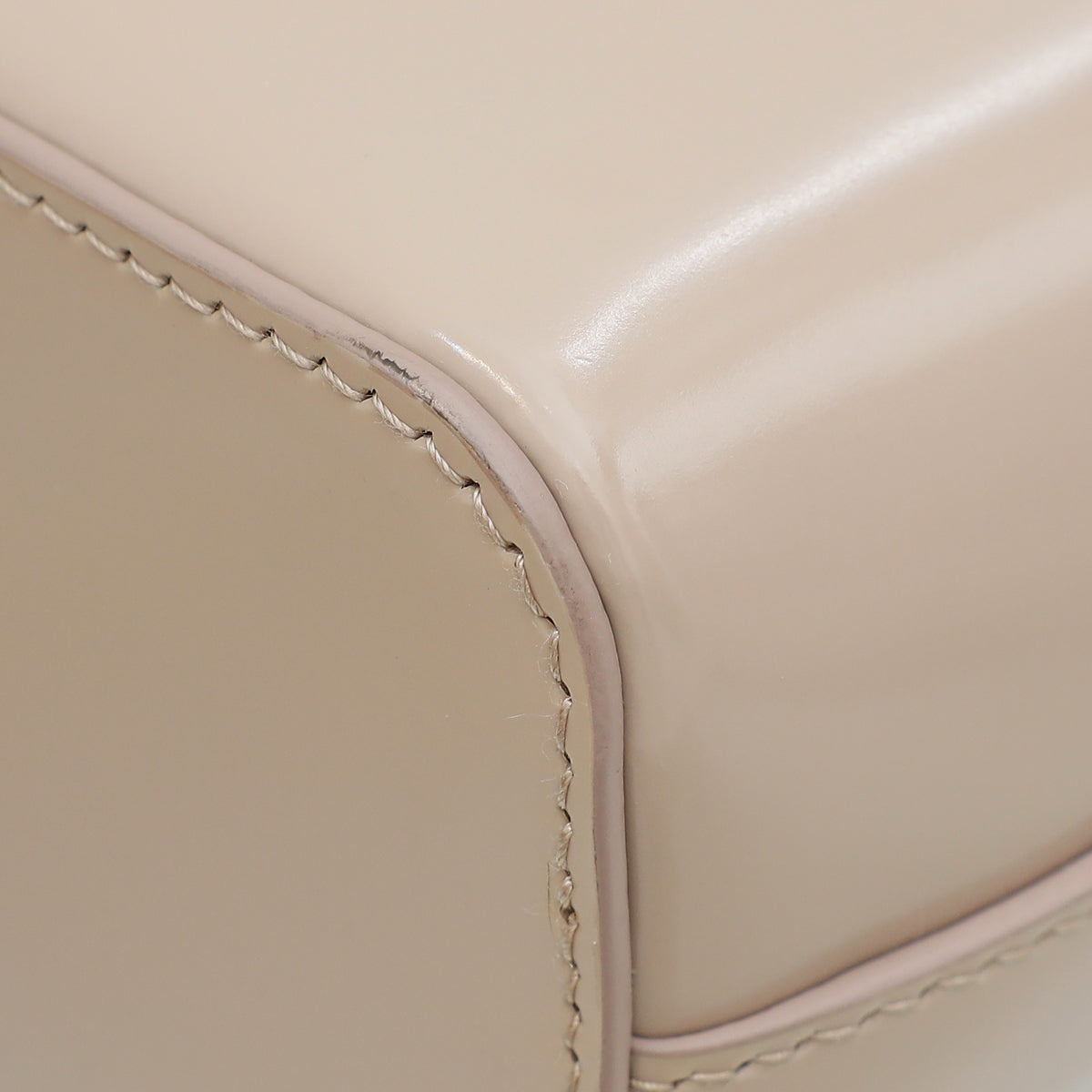 Prada Pinkish Beige Spazzolato Double Handle Tote Bag