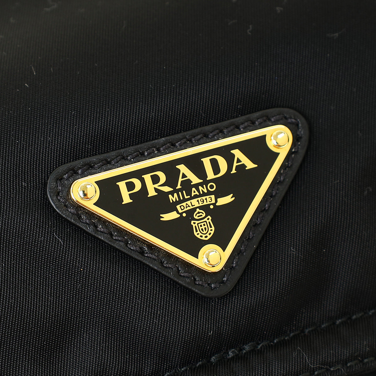 Prada Black Explore medium Re-Nylon Shoulder Bag with Flap
