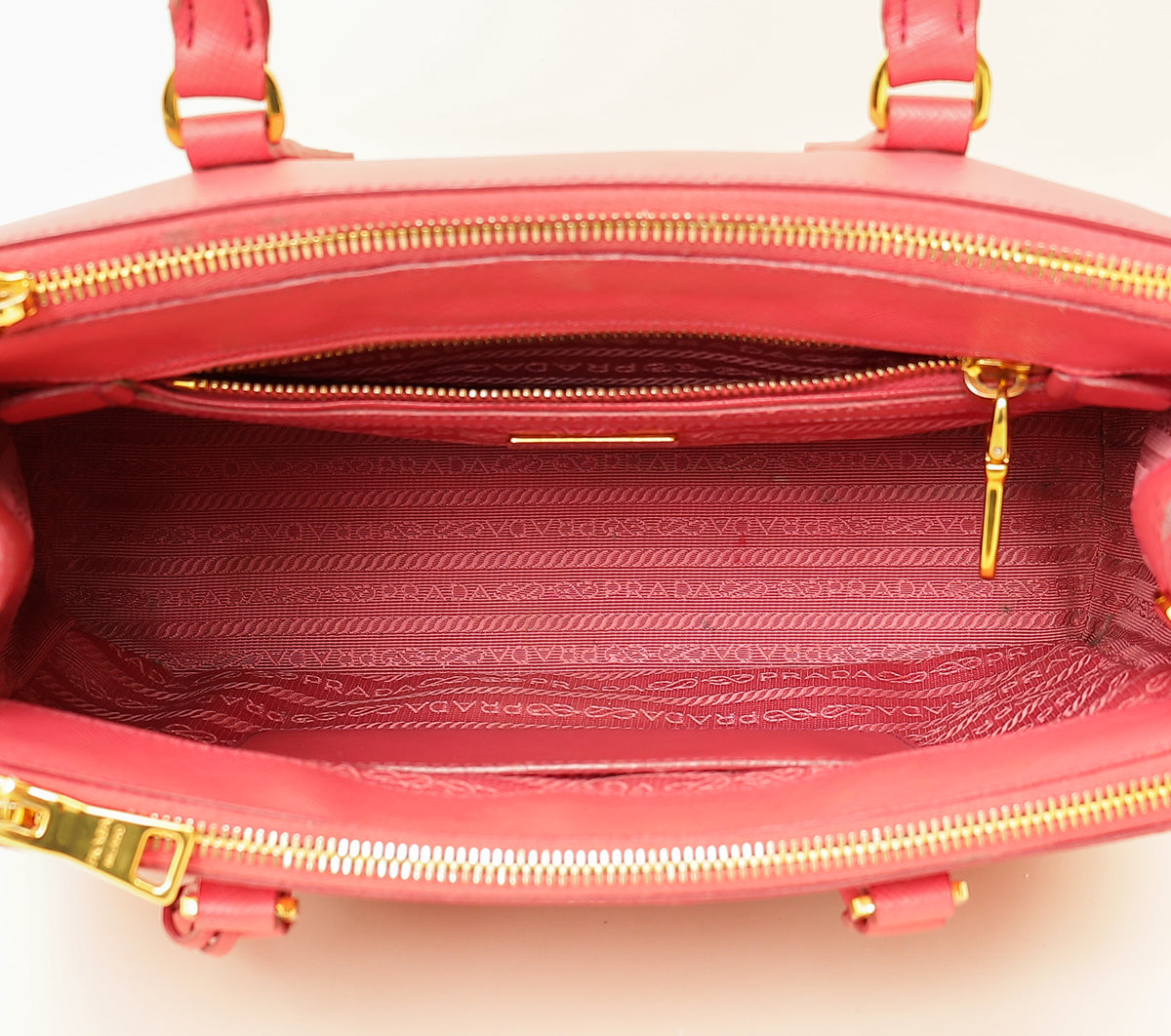 Prada Pink Lux Galleria Medium Tote Bag