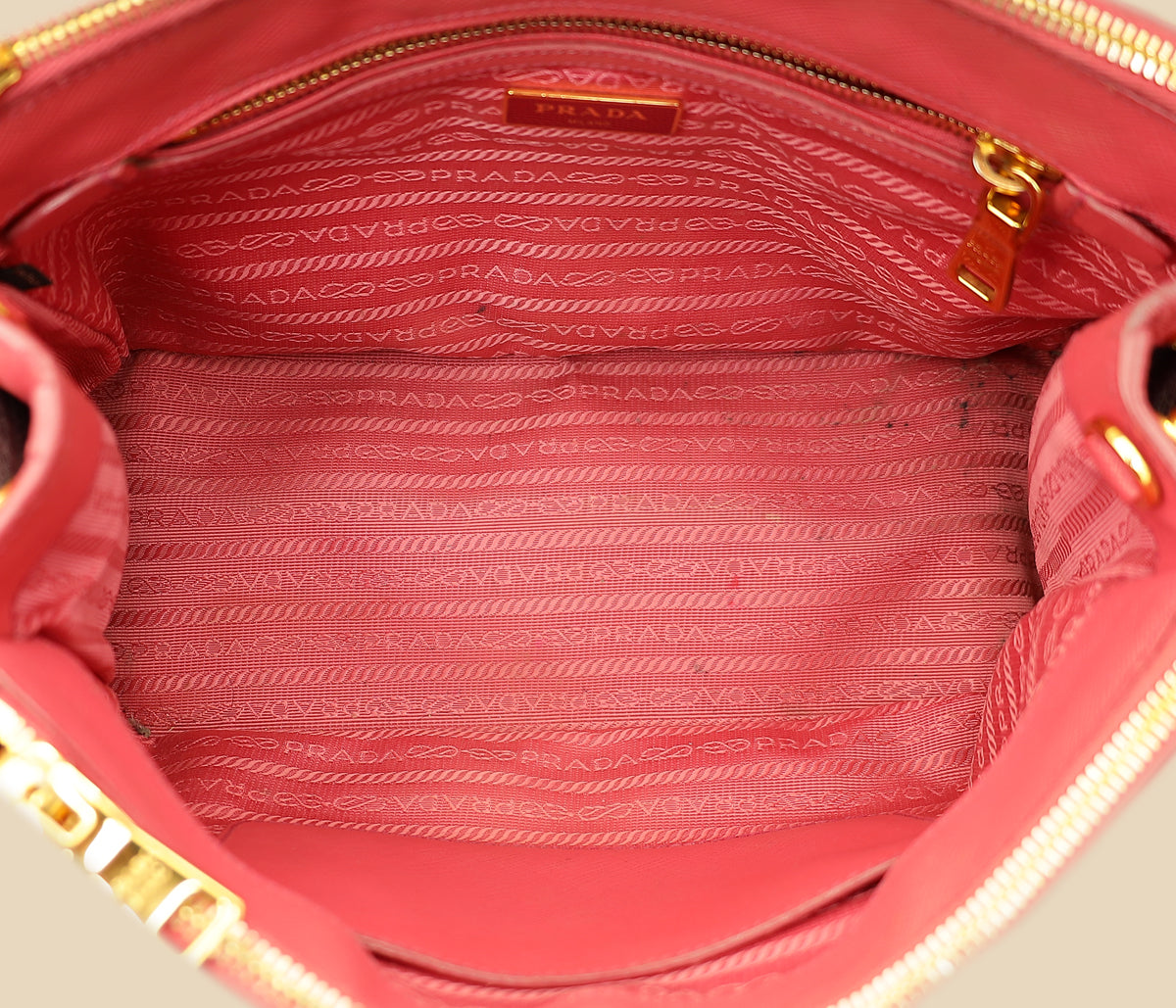 Prada Pink Lux Galleria Medium Tote Bag