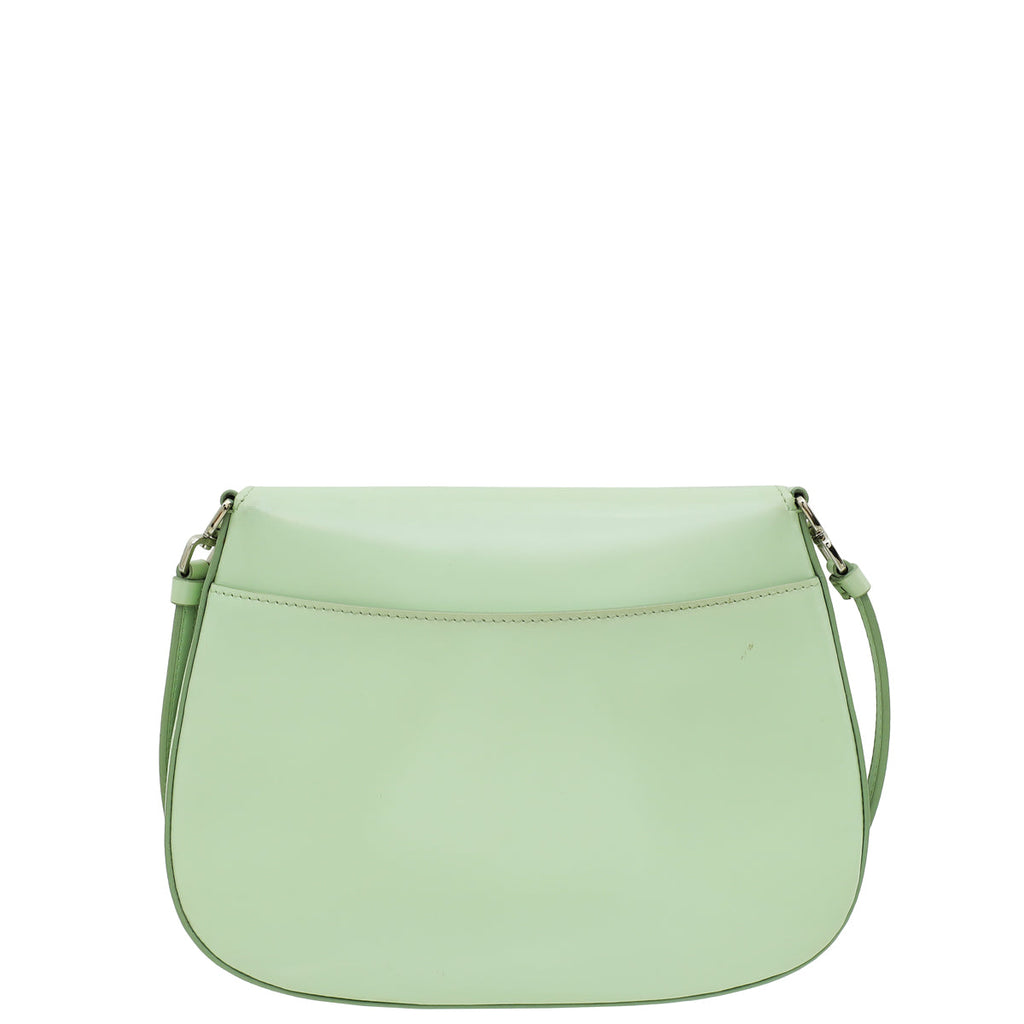 Prada Mint Green Cleo Small Flap Shoulder Bag