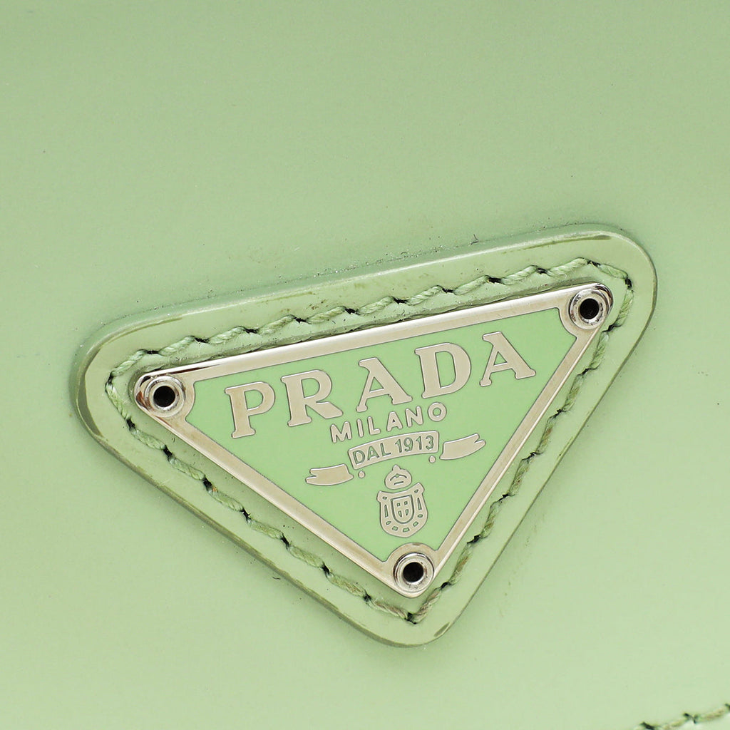 Prada Mint Green Cleo Small Flap Shoulder Bag