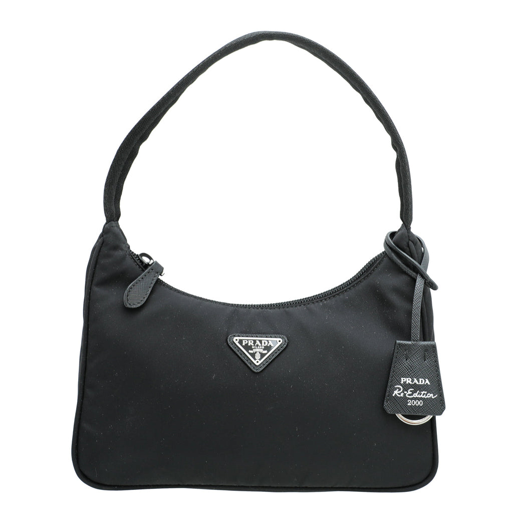 Prada Black Re-Nylon Re-Edition 2000 Mini Bag
